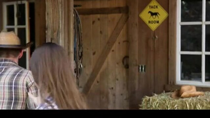 Ковбойский секс на ранчо